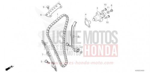 CHAINE A CAMES/TENDEUR CRF250RR de 2024